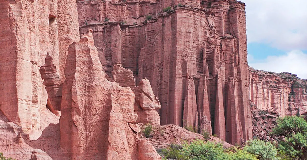 Talampaya red canyon