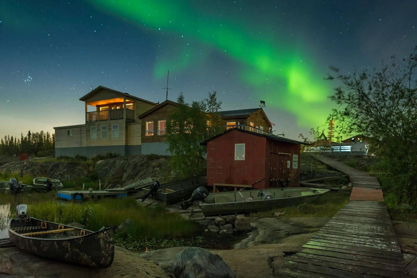 Northern Canada landscape