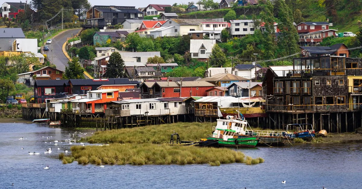 Chiloé palafitos houses