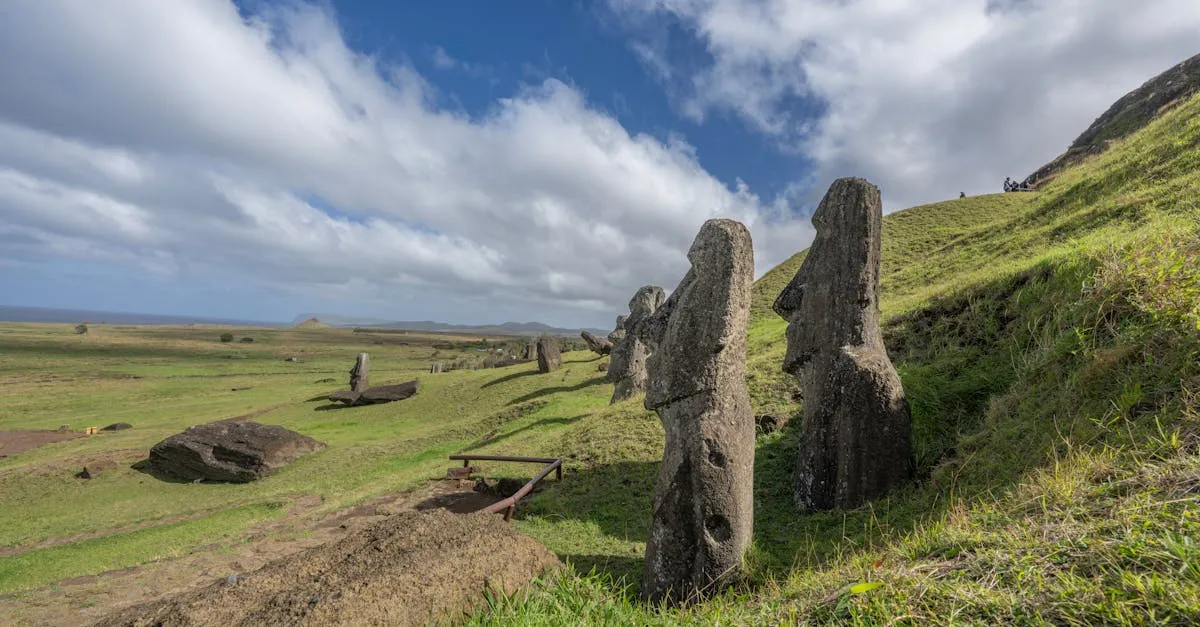 Easter Island Moai statues