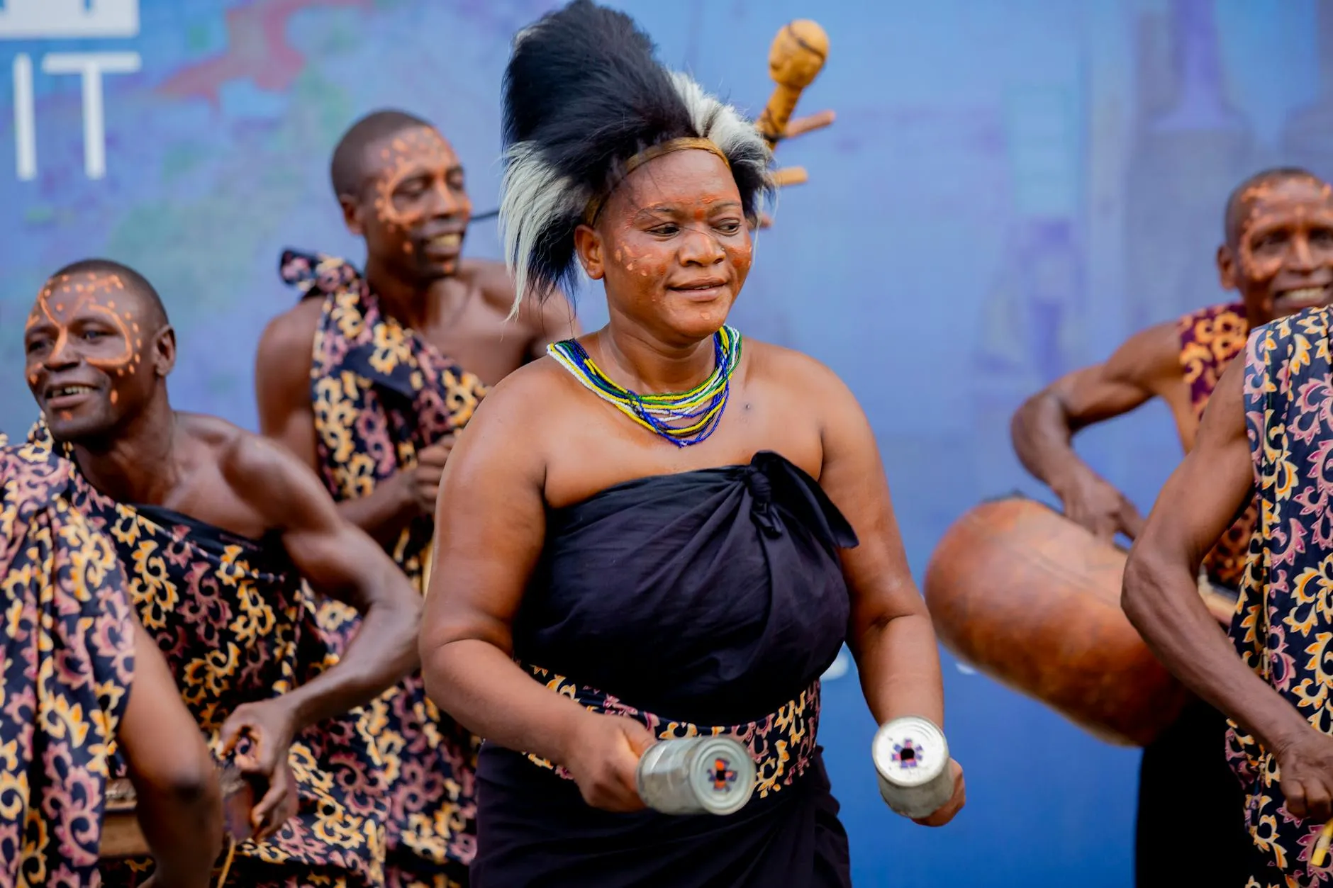 Celebration in Brazzaville