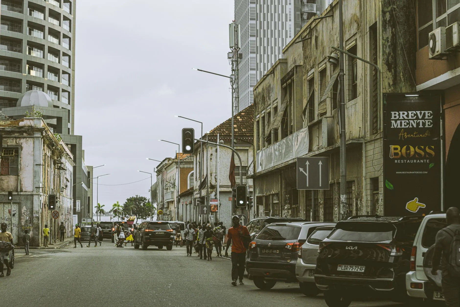 Street scene in Brazzaville