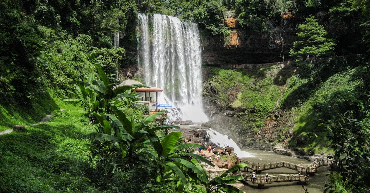 Topes de Collantes waterfall