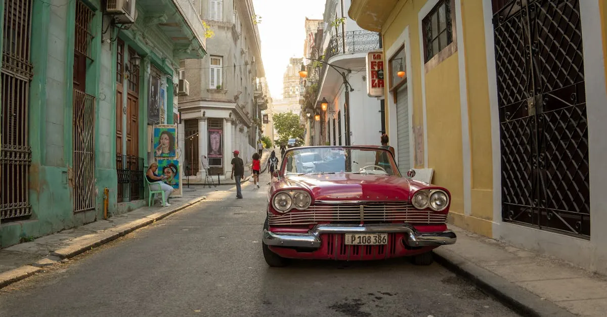Old Havana colonial street