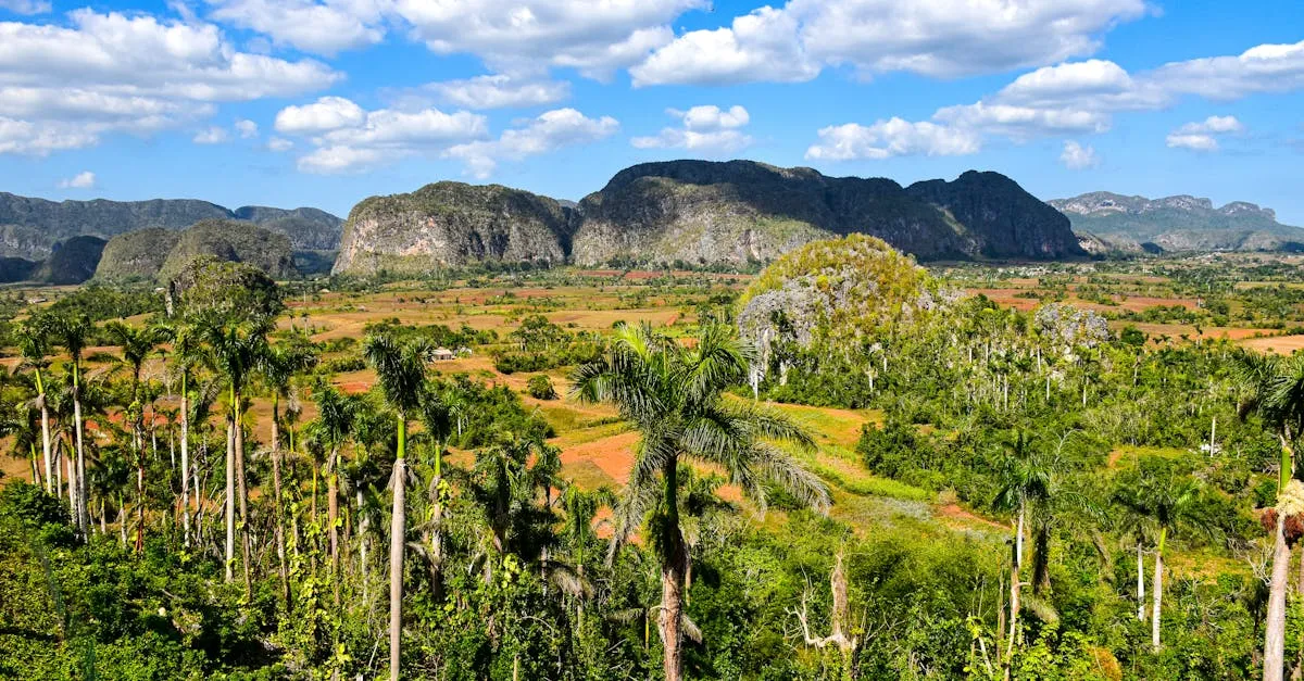 Hiking trail through the Sierra Maestra mountains