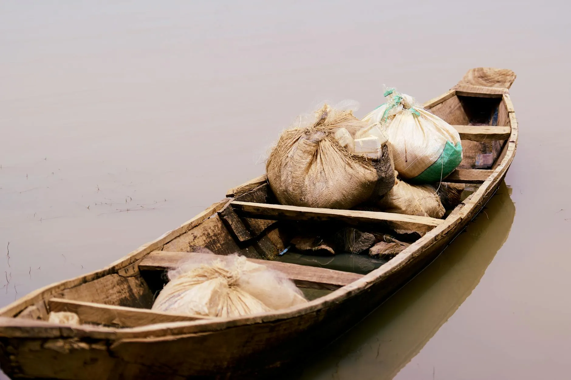 River barge on the Congo River