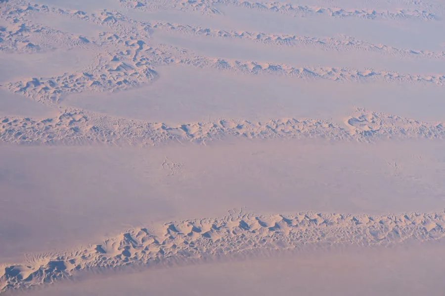 Aerial view of Dakhla Oasis desert