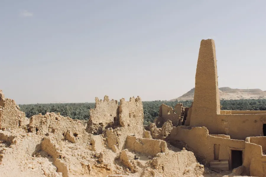 Siwa Oasis oracle temple ruins