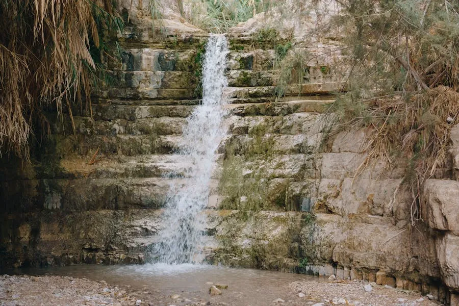 Wadi El Rayan waterfall in Fayoum