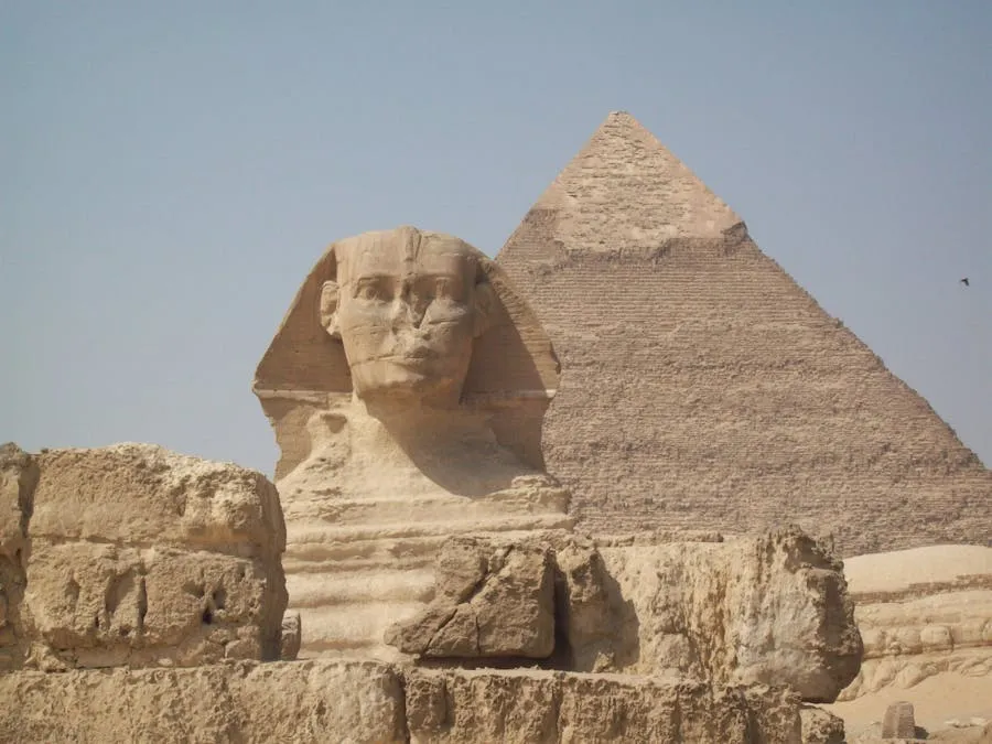 Pyramids of Giza and Great Sphinx