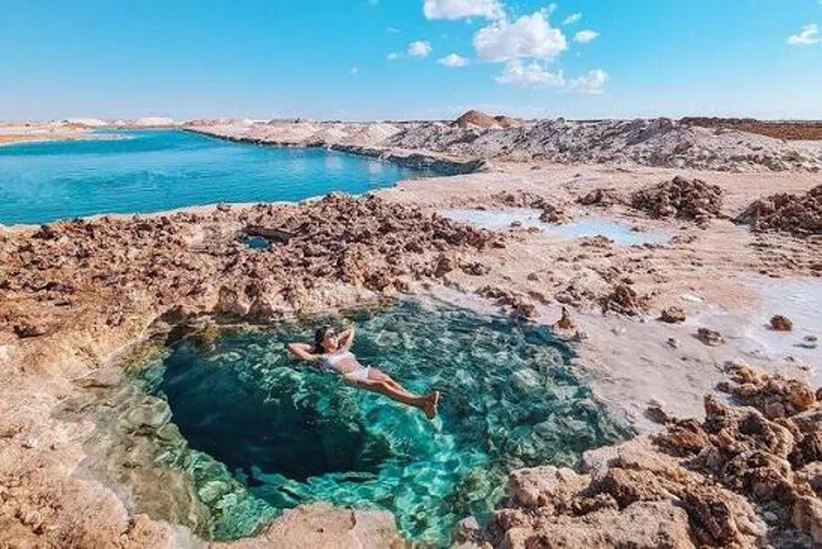 Siwa Oasis oracle temple ruins