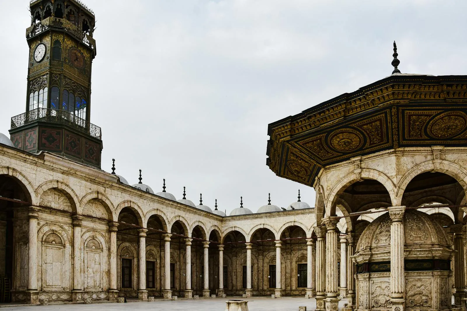 Interior of Egyptian mosque