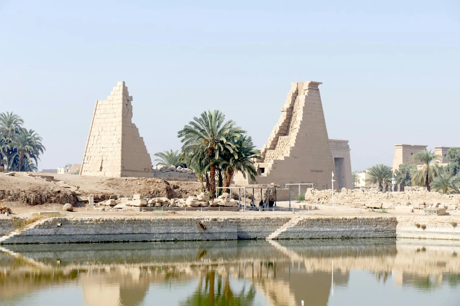Egyptian temple along the Nile