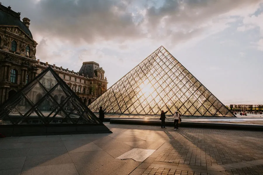 Louvre Museum pyramid
