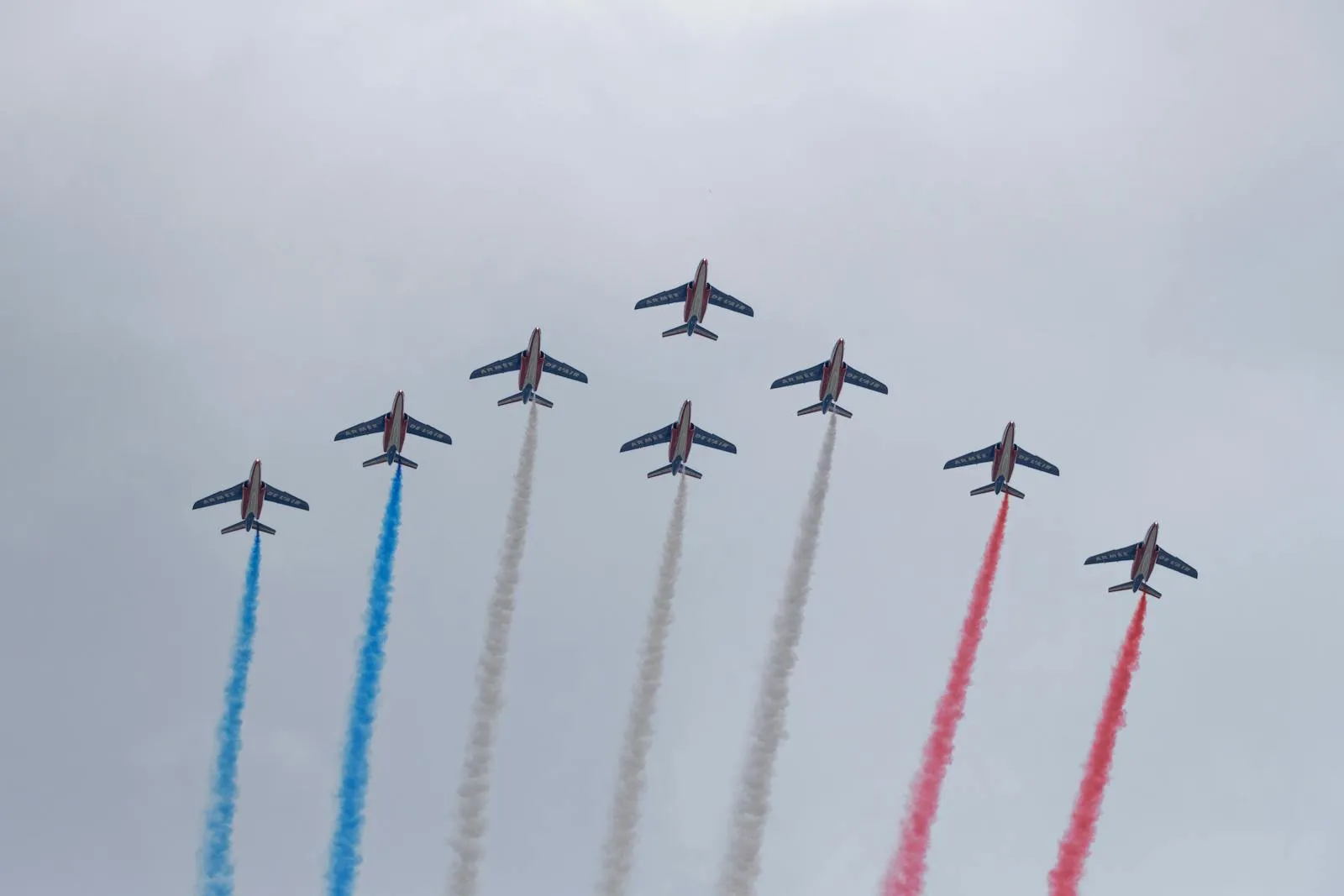 Bastille Day fireworks over Paris