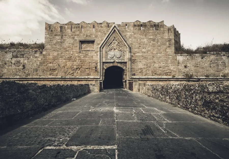 The Lion Gate entrance to the ancient citadel of Mycenae