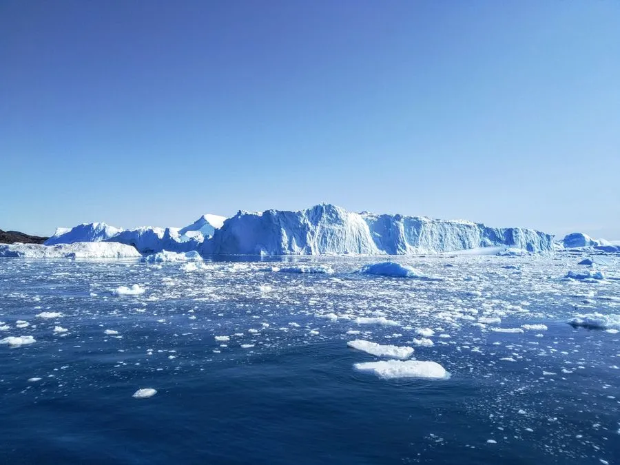 Rocky landscape of Disko Island with dramatic coastline