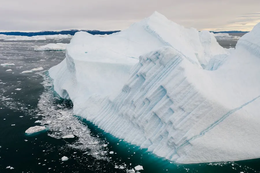 The vast Greenland Ice Sheet stretching to the horizon
