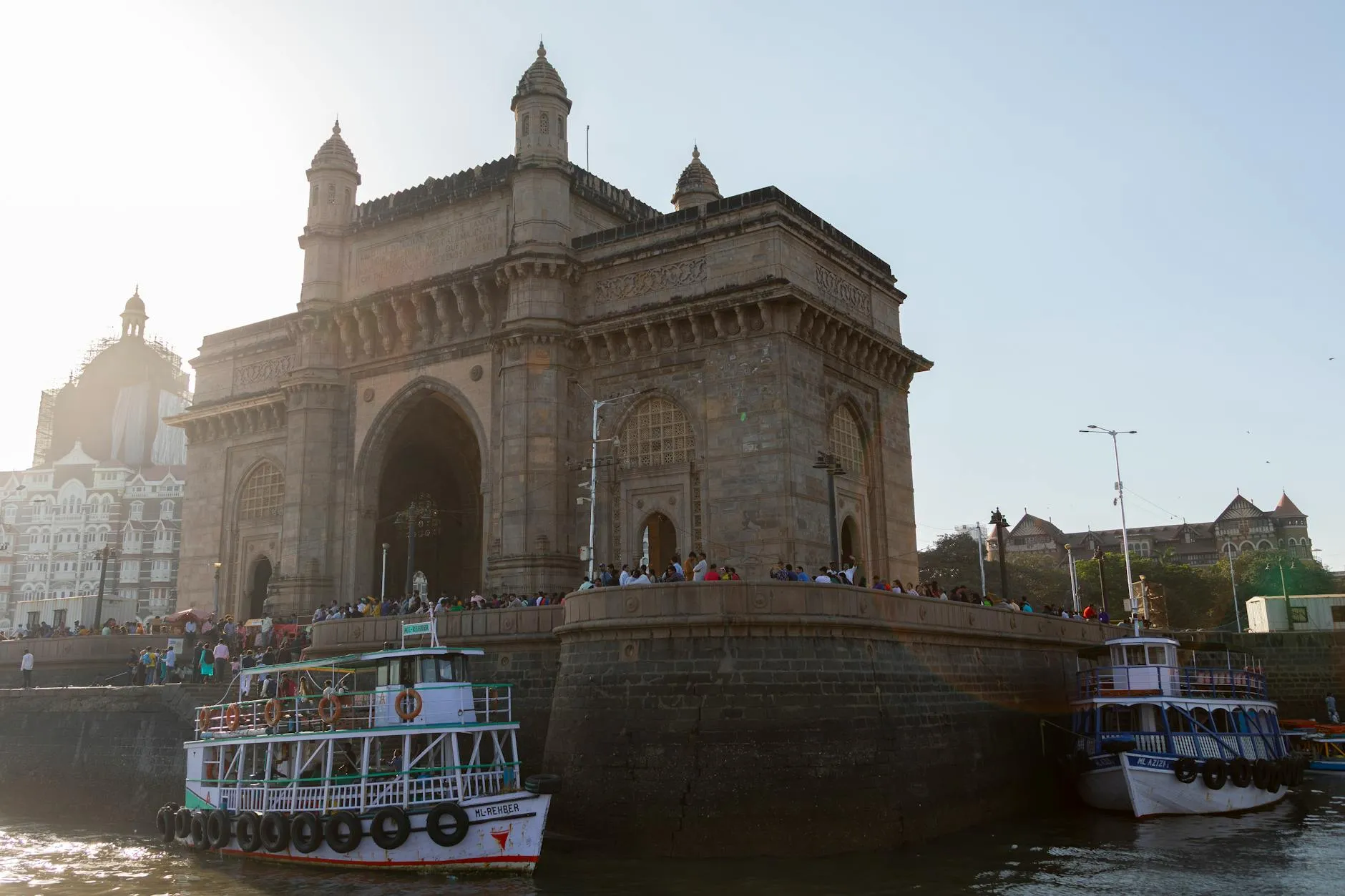 Gateway of India monument on the Mumbai waterfront