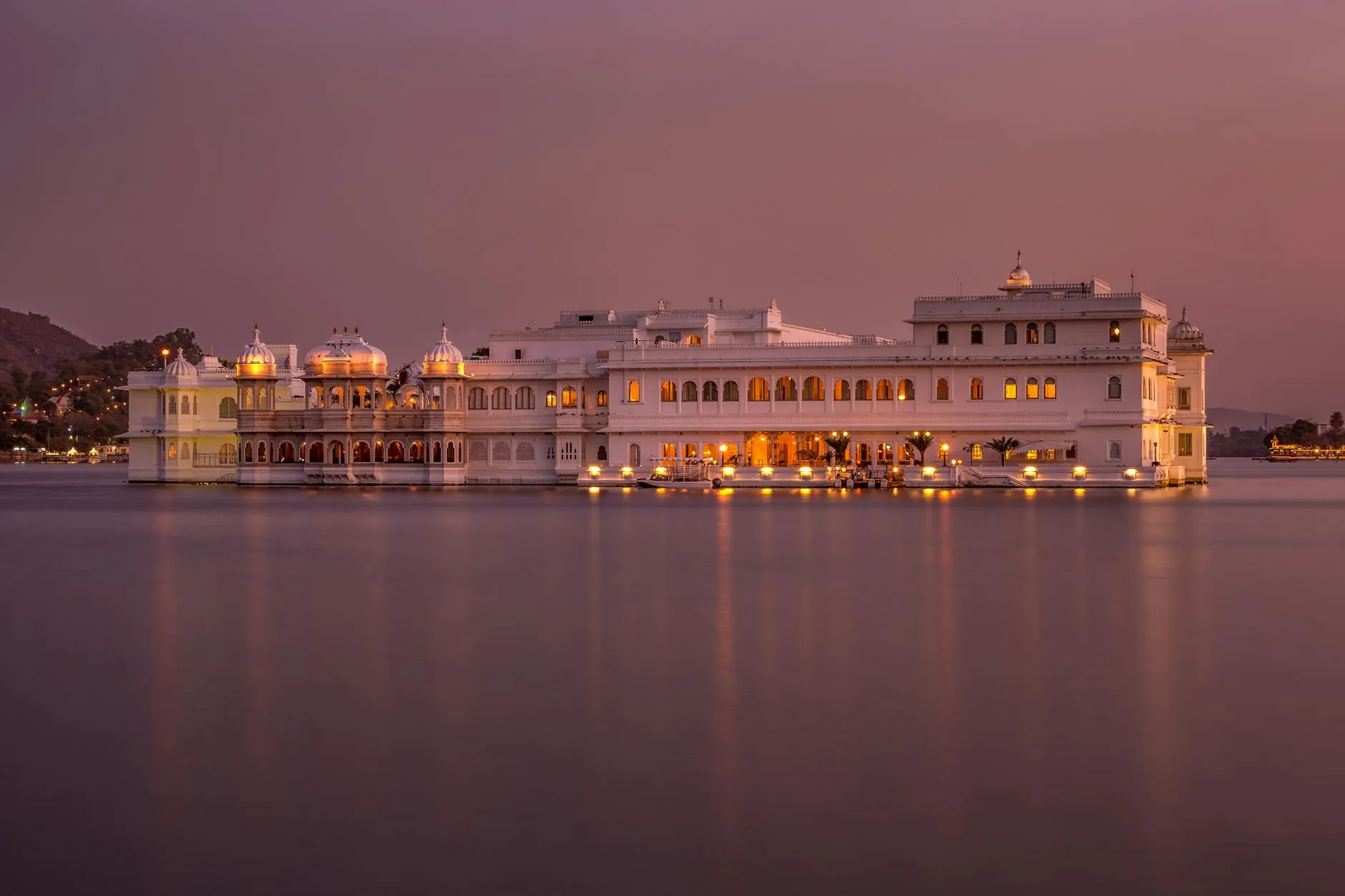 Lake Palace floating on Lake Pichola in Udaipur