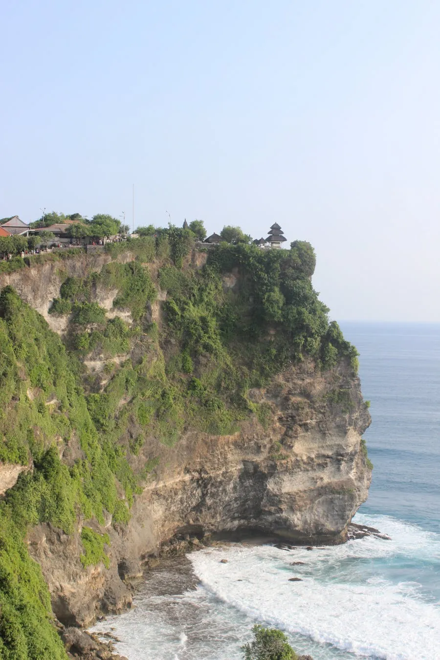 Uluwatu Temple perched on a dramatic sea cliff in Bali