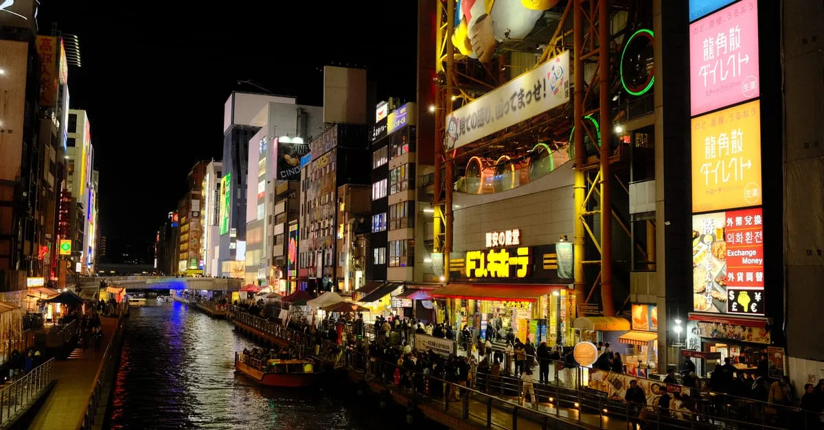 Dotonbori street food Osaka