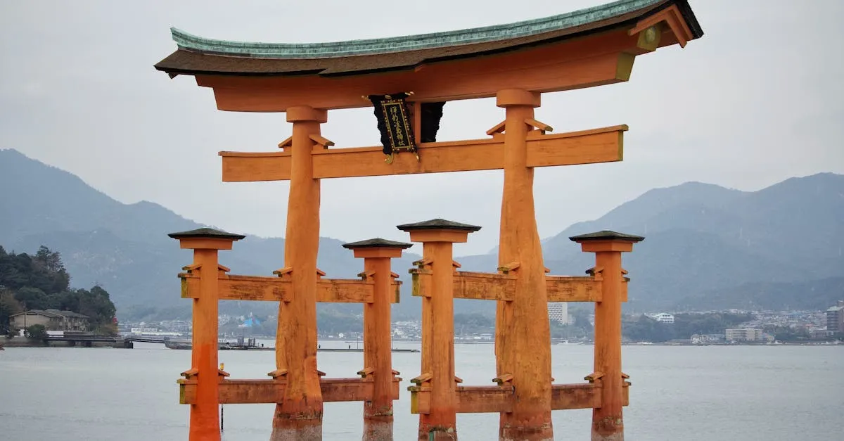 Miyajima floating torii gate
