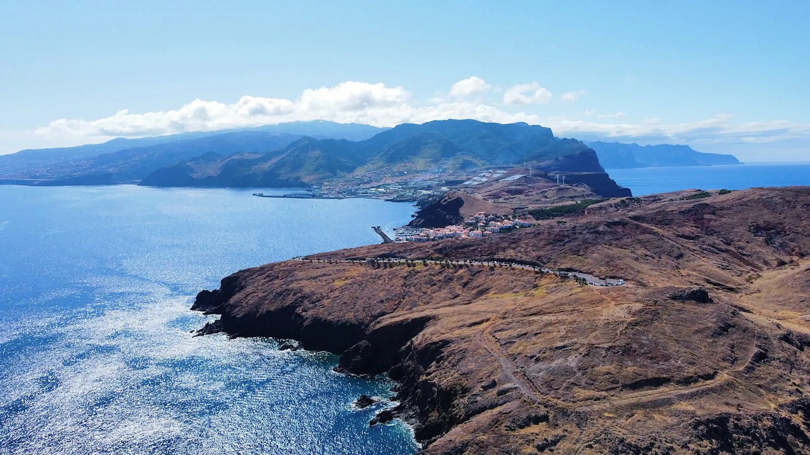 Madeira volcanic coastline