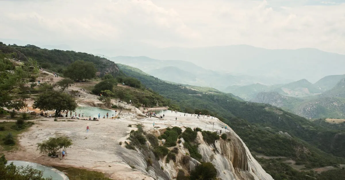 Hierve el Agua petrified waterfall