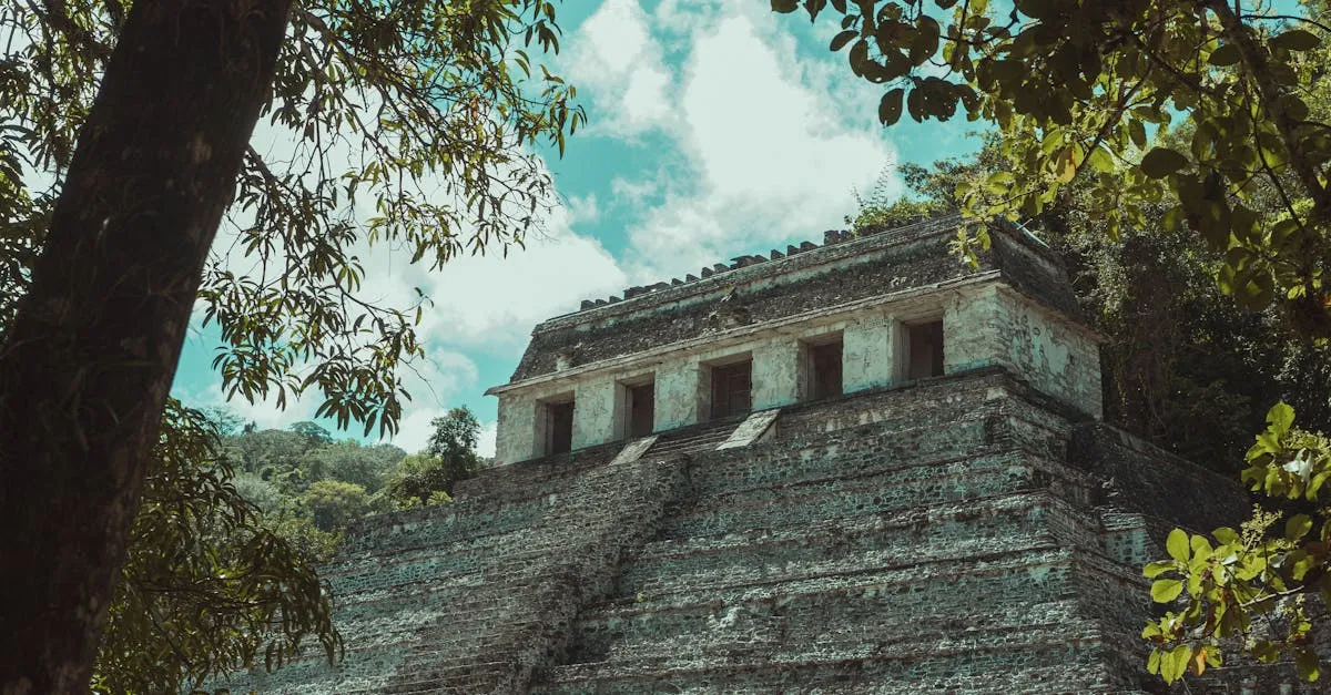 Palenque ruins jungle