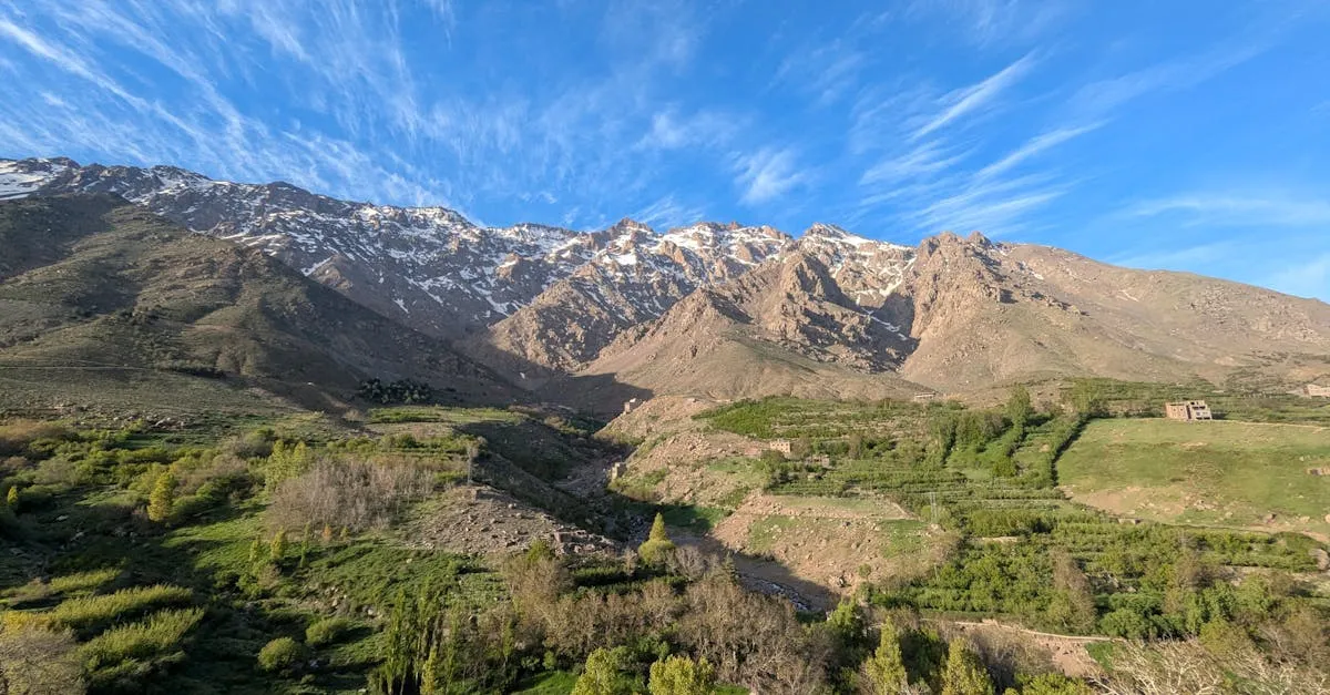 Jebel Toubkal summit view