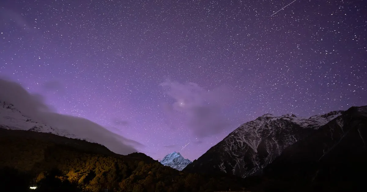 New Zealand dark sky stargazing