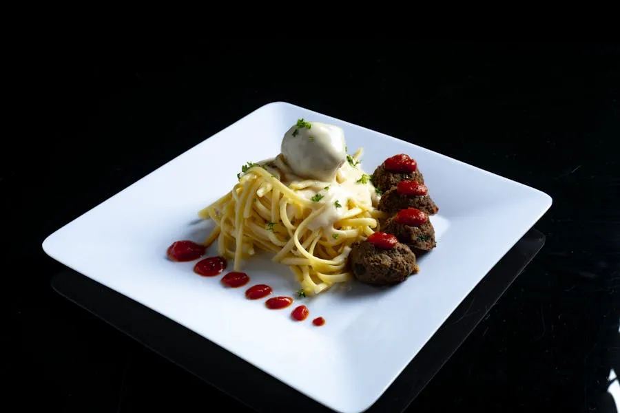 Norwegian kj&oslash;ttkaker meatballs with brown gravy and lingonberries
