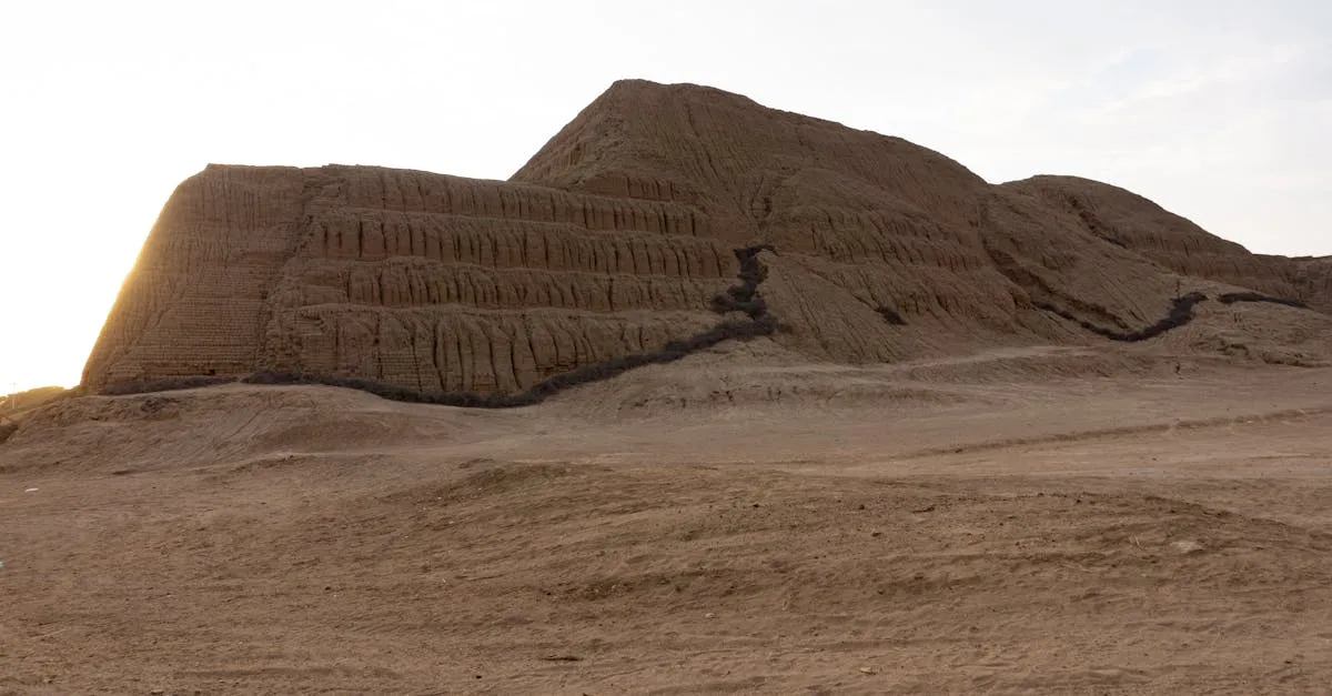 Caral ancient ruins