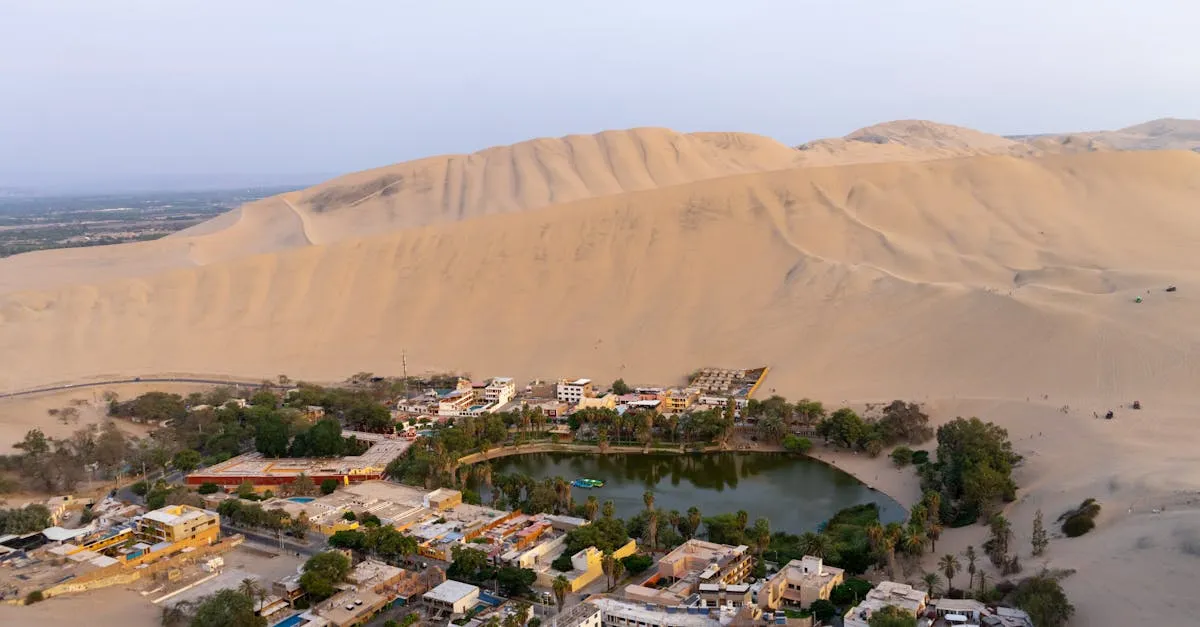 Huacachina desert oasis