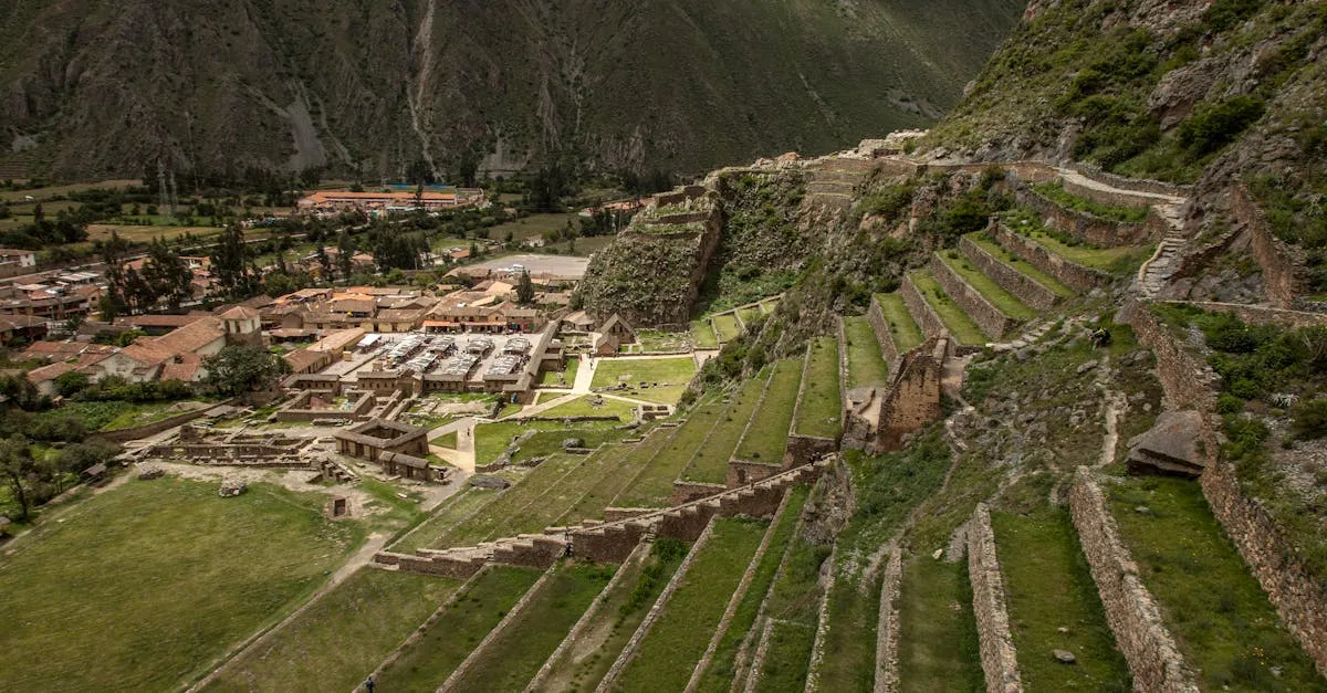 Sacred Valley Ollantaytambo terraces