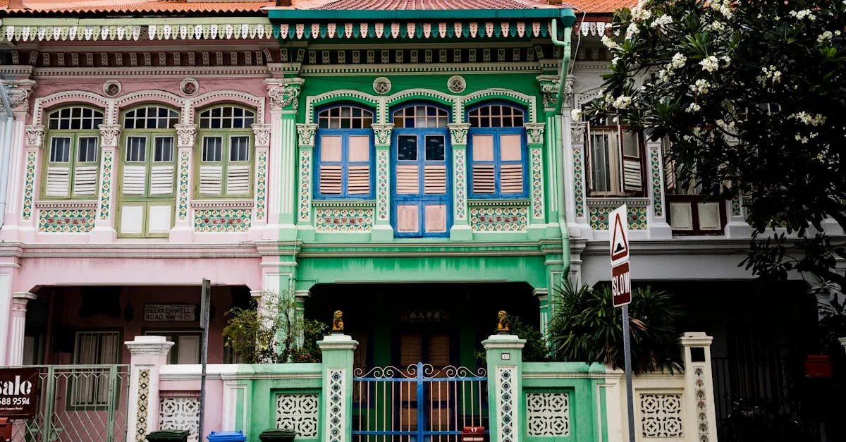 Joo Chiat Katong Peranakan shophouses