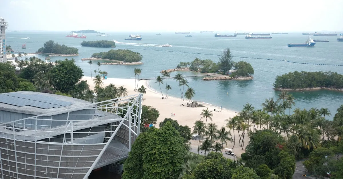 Sentosa Beach Singapore