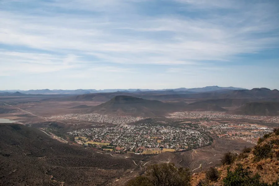 Stark semi-desert landscape of the Karoo