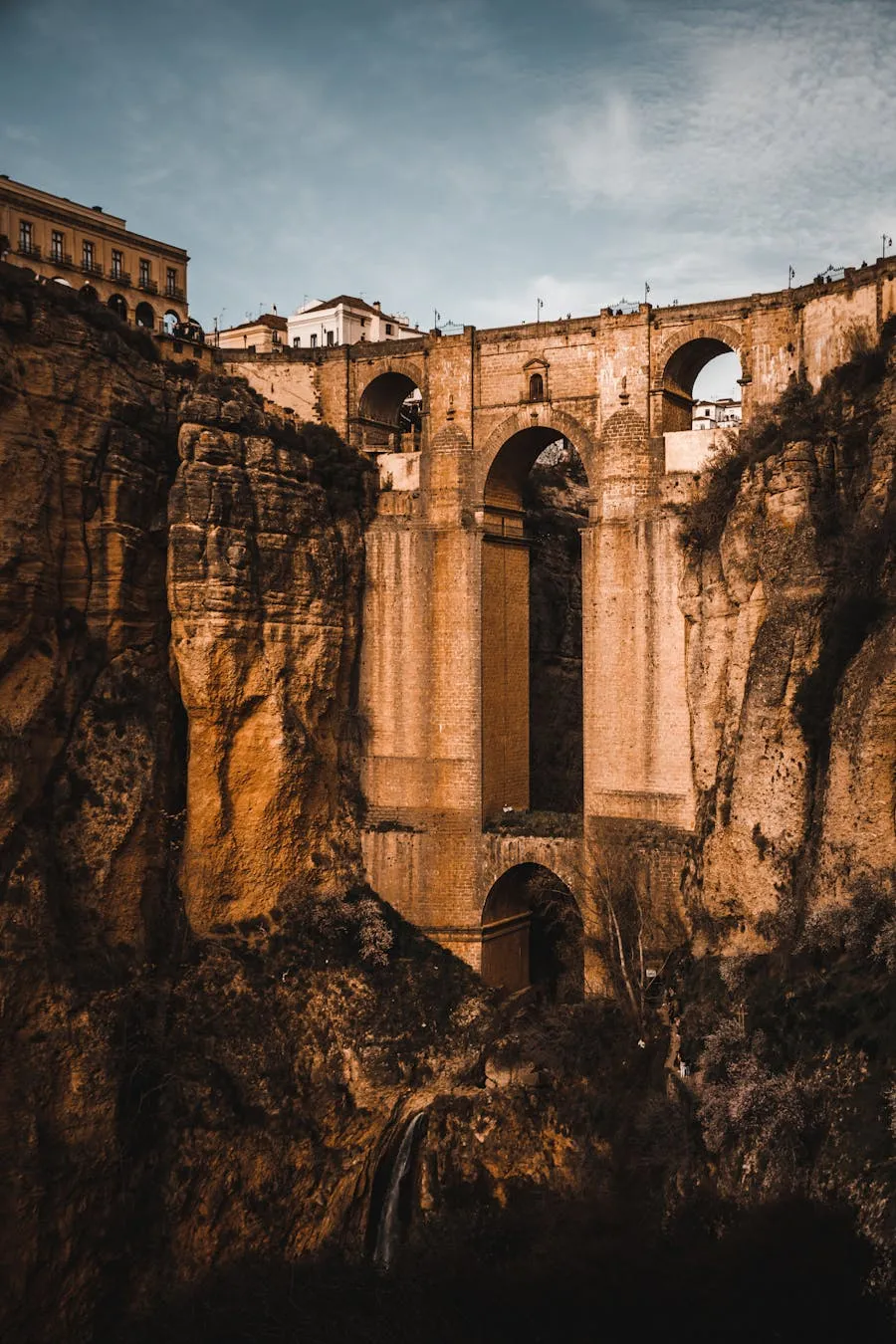 Puente Nuevo bridge spanning the deep El Tajo gorge in Ronda