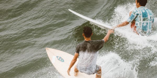 Warm-water reef break at Midigama on Sri Lanka's southern coast