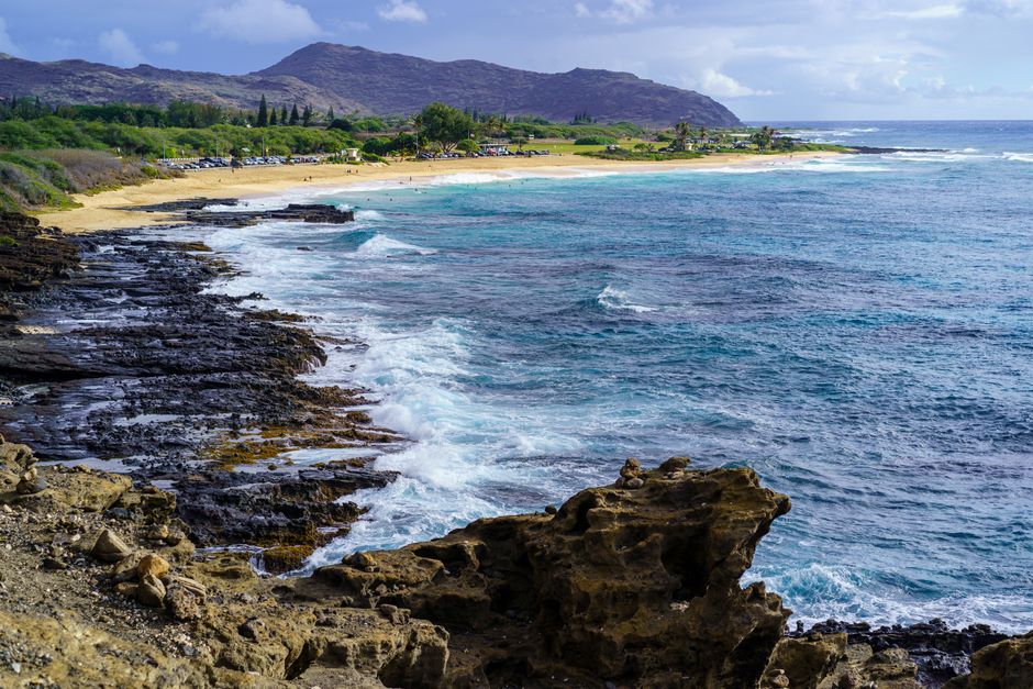 Poipu Beach Kauai Hawaii surf