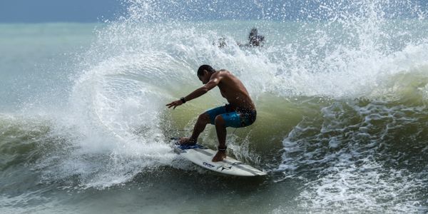 Heavy barrel at Teahupo'o, Tahiti