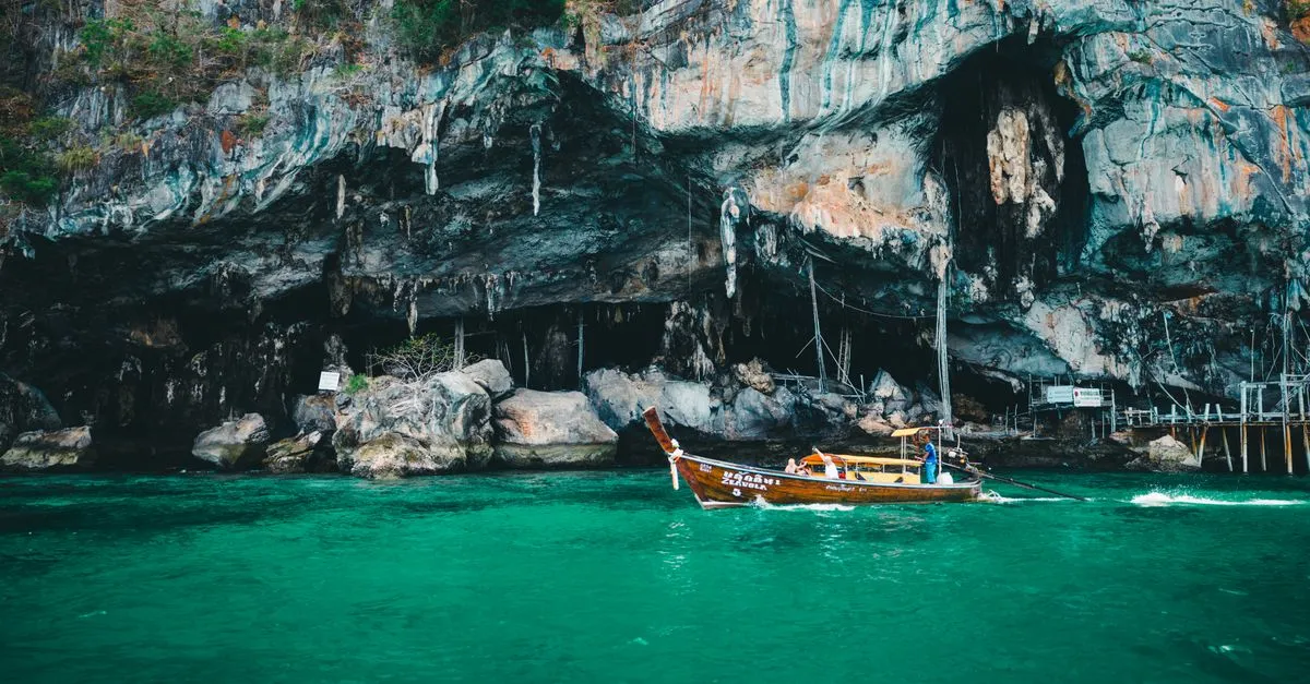 Trang Islands emerald cave