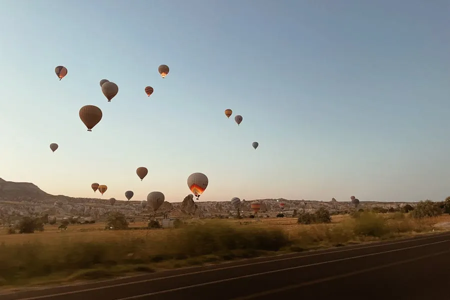 Hot air balloons over Cappadocia