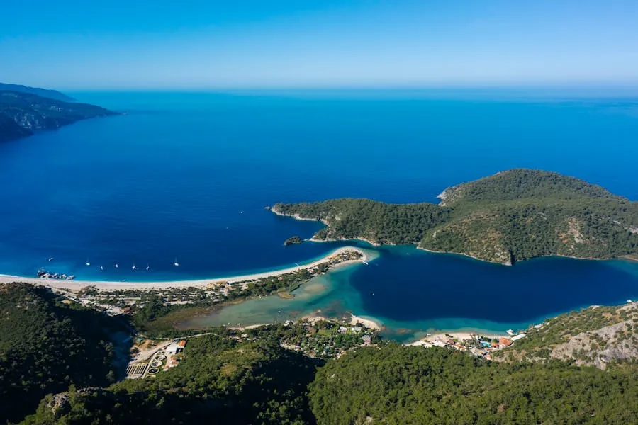 Paragliding over &Ouml;l&uuml;deniz Blue Lagoon