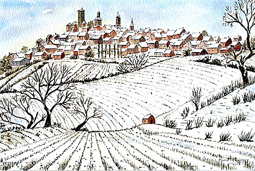 Vézelay, Church and Hill