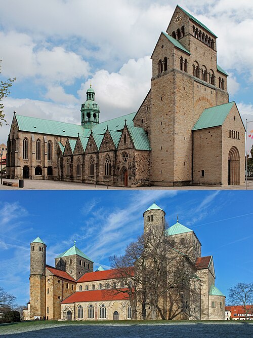 St Mary's Cathedral and St Michael's Church at Hildesheim