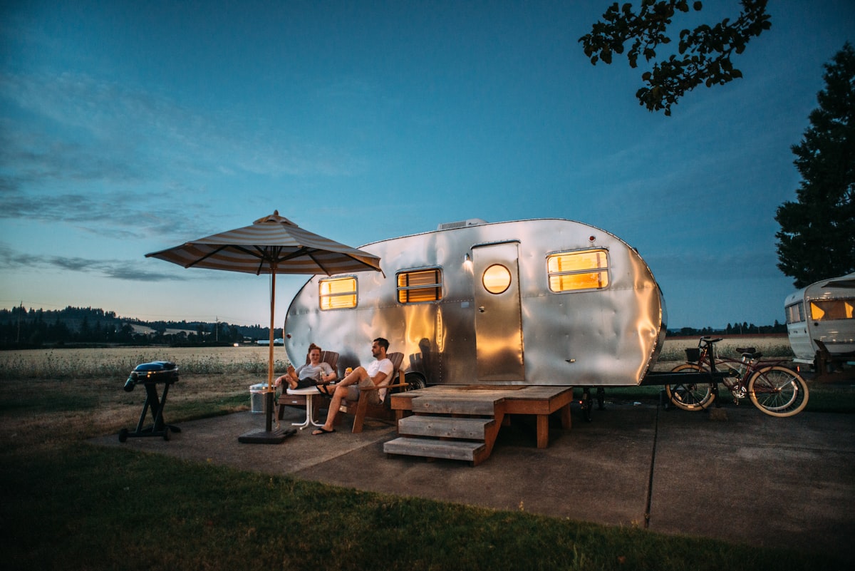 Van life camping